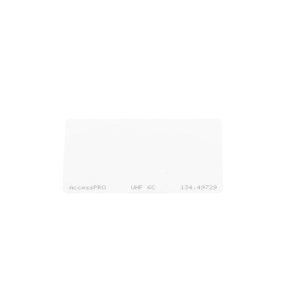 UHF Card-type Tag for long-range readers 900 MHZ / EPC GEN 2 / ISO 18000 6C / Not printable / Does not include card holder