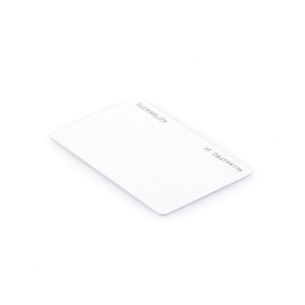 MIFARE Classic Card / ISO Card Type / 1Kb Memory / Printable / Frequency 13.56 MHz / CR80 Format