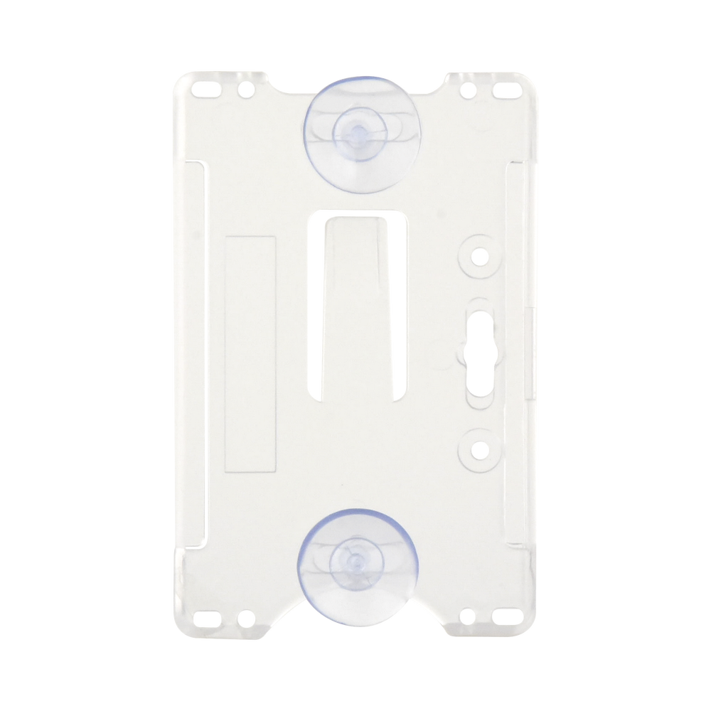 Porta tarjeta de plastico ABS / Transparente / Compatible con tarjetas ACCESSCARDEPC / PROCARDX