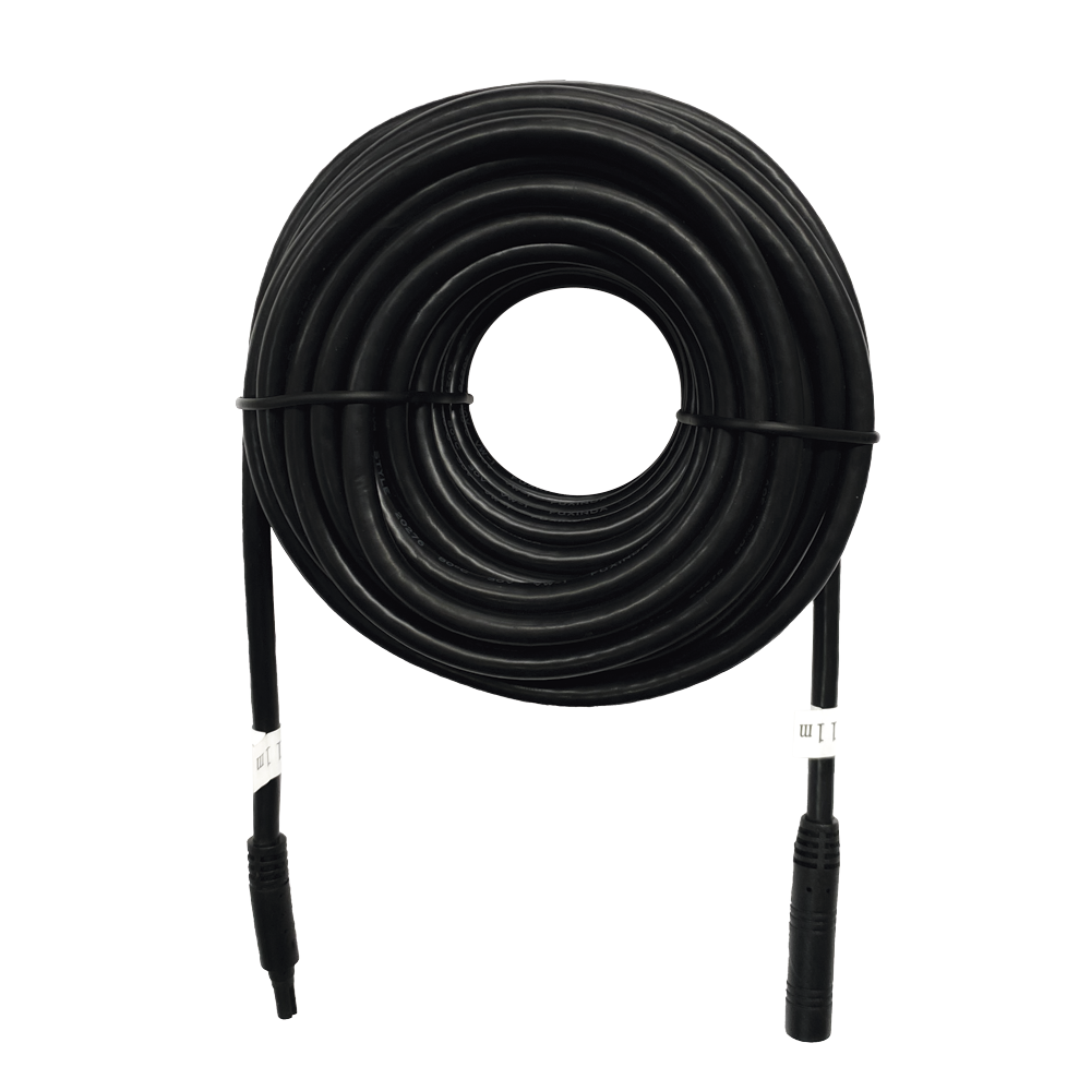 Cable Extensor de Vídeo y Audio de 11 Metros / Conector Tipo Aviación / Compatible con Dashcam hikvision