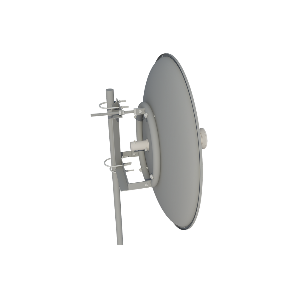 60 cm Diameter Directional Antenna for frequency from 4.9 to 6.2 GHZ, 30 dBi (Slant: 45°).