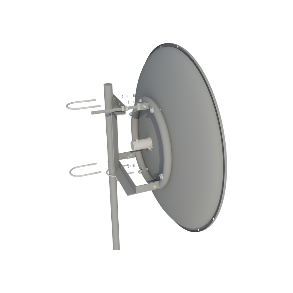 60 cm Diameter Directional Antenna for frequency from 4.9 to 6.2 GHZ, 30 dBi (Slant: 45°).