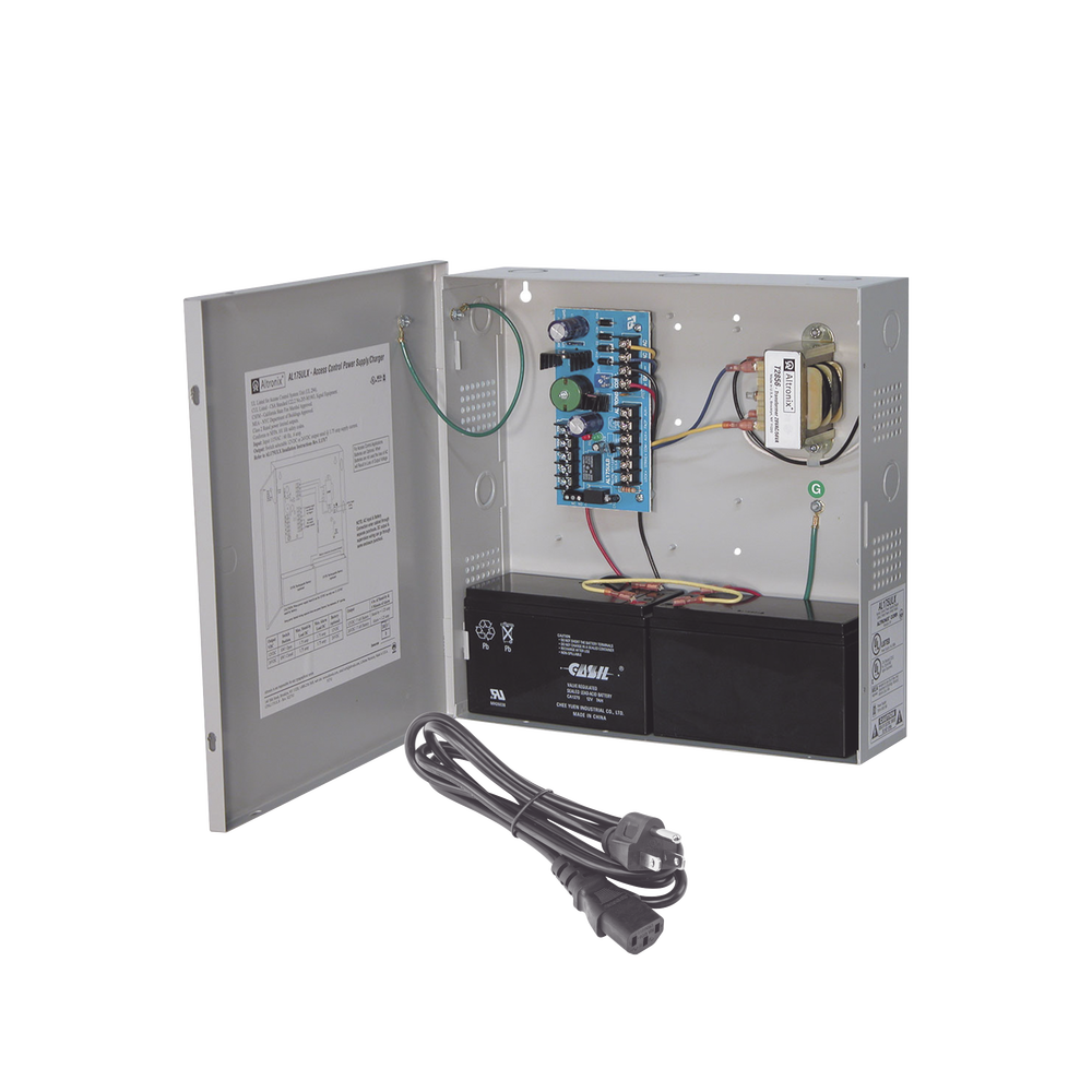 Fuente de poder para control de acceso de 12/24 VCD @ 1.75 A