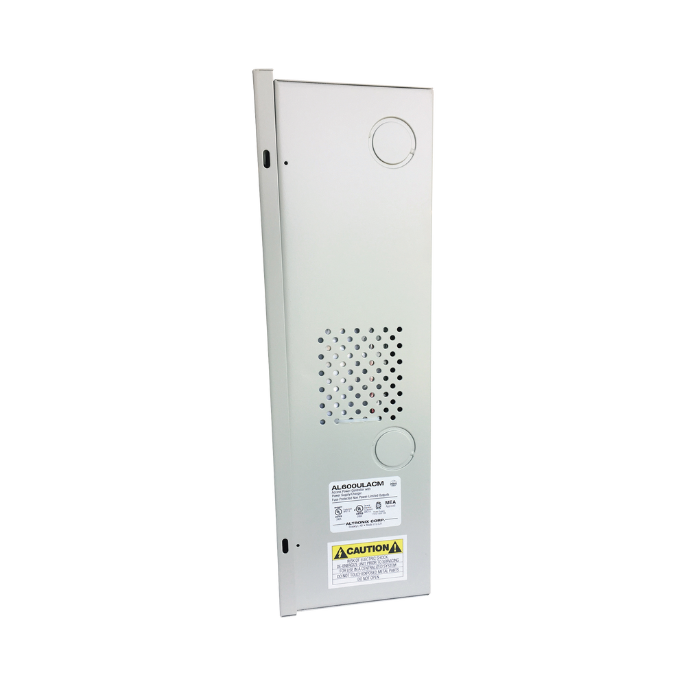 ALTRONIX 12/24 VDC @ 6 Ampere power supply, with battery backup capability, requires battery, 8 outlets, with 115 VAC input voltage