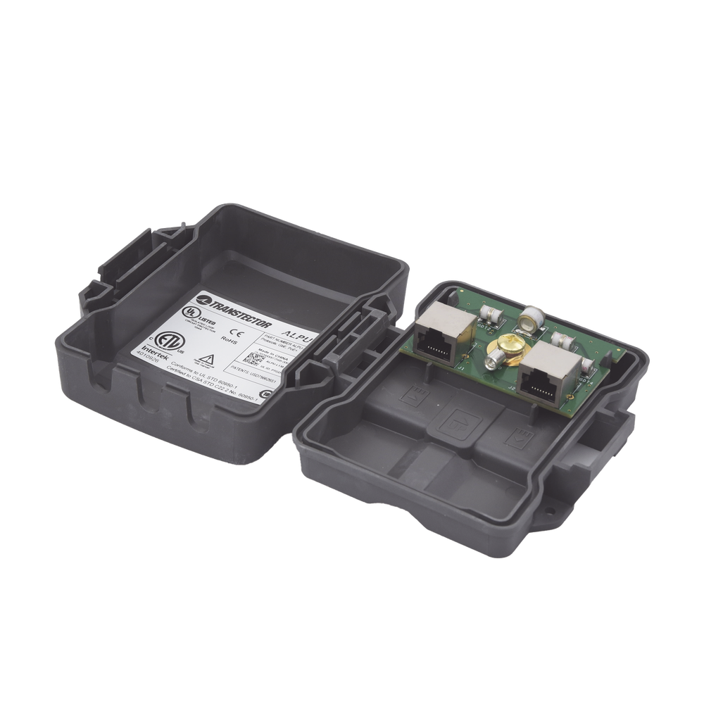 Protector PoE Contra Descargas Atmosféricas Ideal Para Enlaces Inalámbricos Gigabit y Cámaras IP Con Tecnología Tubo Descarga De Gas