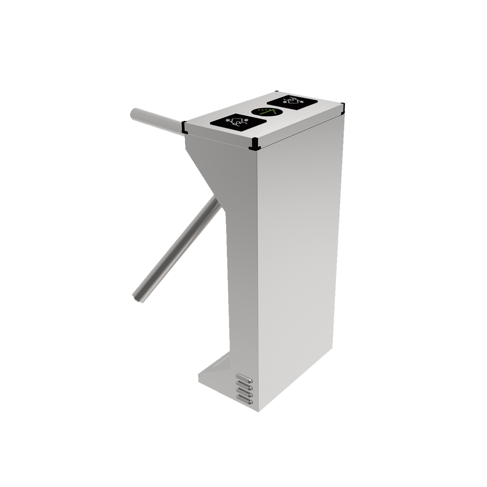 Stainless Steel Industrial Turnstile / Bi-directional / Heavy Duty / Space for Proximity Reader