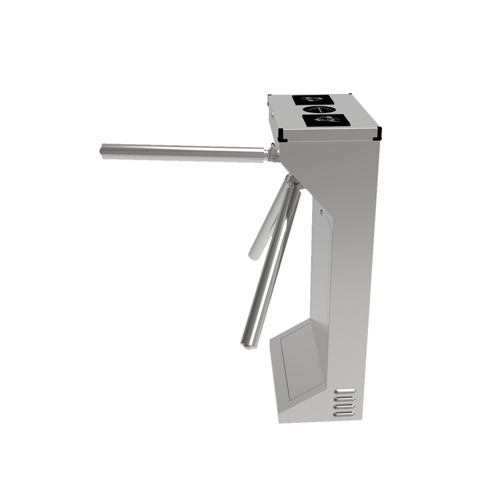(MOTORIZED, CONTACTLESS), Stainless Steel Industrial Turnstile, Bidirectional, HEAVY DUTY, Space for Proximity Reader