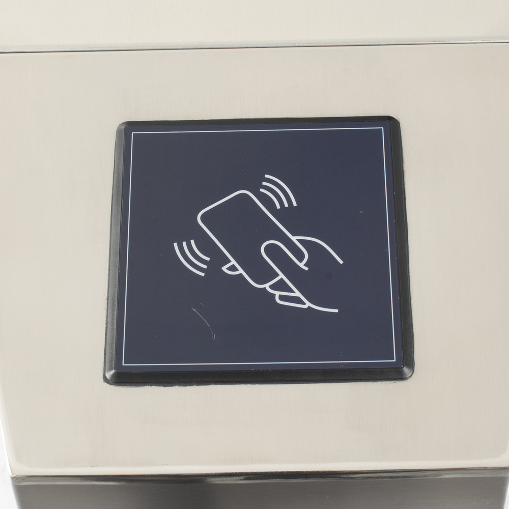 Stainless Steel Industrial Turnstile / 5,000,000 Million Guaranteed / Bi-directional / Space for Proximity Reader