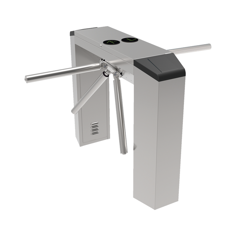 Torniquete Industrial en Acero Inoxidable / Bidireccional / Espacio para Lectora de Proximidad