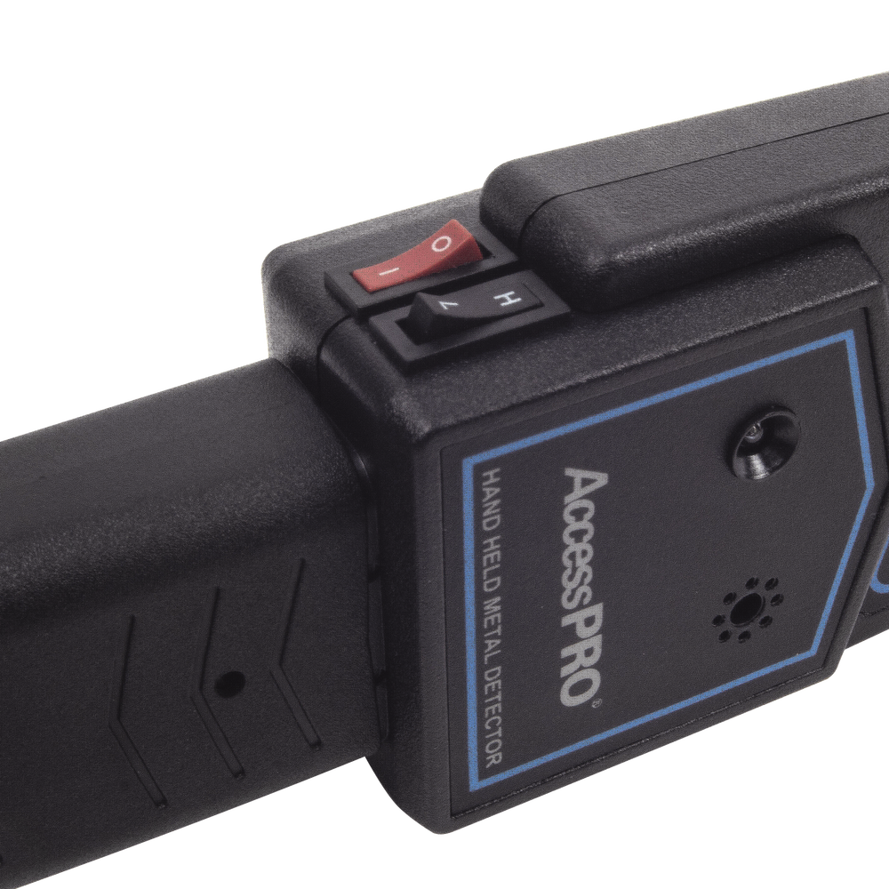 Portable Metal Detector for Small Objects / IP31 Protection / LED Indicator / Simultaneous Vibration and Audible Alarm / For Detailed Inspection