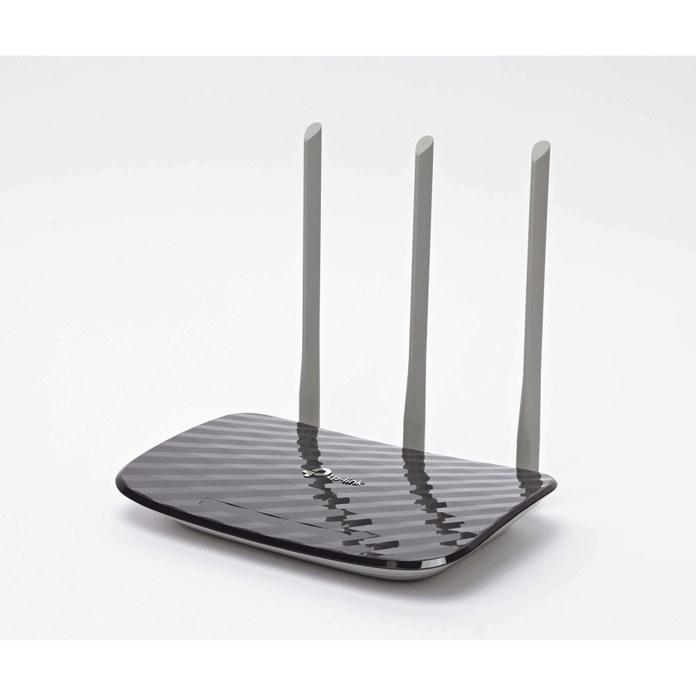 AC Dual Band Wireless Router, 2.4 GHz and 5 GHz Up to 733 Mbps, 3 external omnidirectional antennas, 4 10/100 Mbps LAN ports, 1 10/100 Mbps WAN port