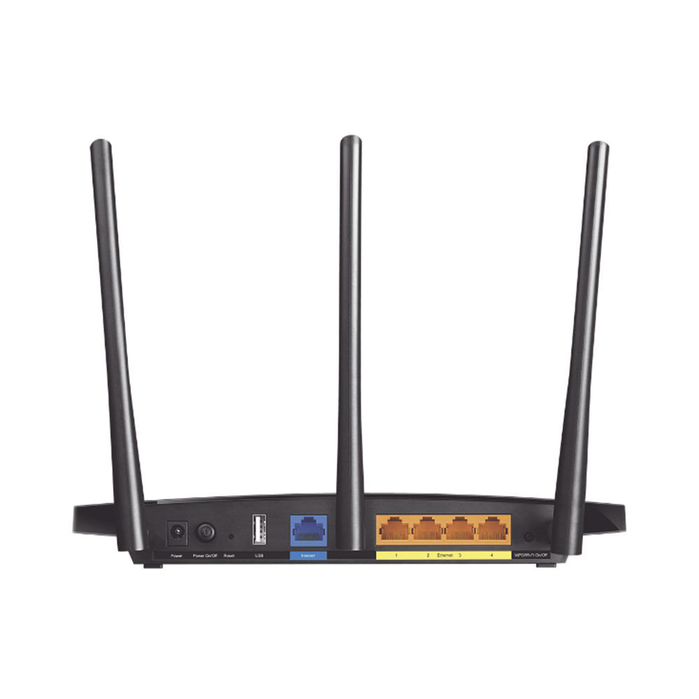 AC 1750 Dual Band Wireless Router 1 10/100/1000 Mbps WAN port and 4 10/100/1000 Mbps LAN ports, 1 USB 2.0 port