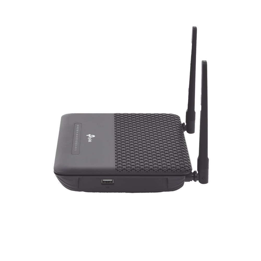 ONU - GPON AC1200 Dual Band Wireless Router, 1 SC/APC Port, 4 GE Ports, 2 POST (FXS) Ports, 1 USB 2.0 Port