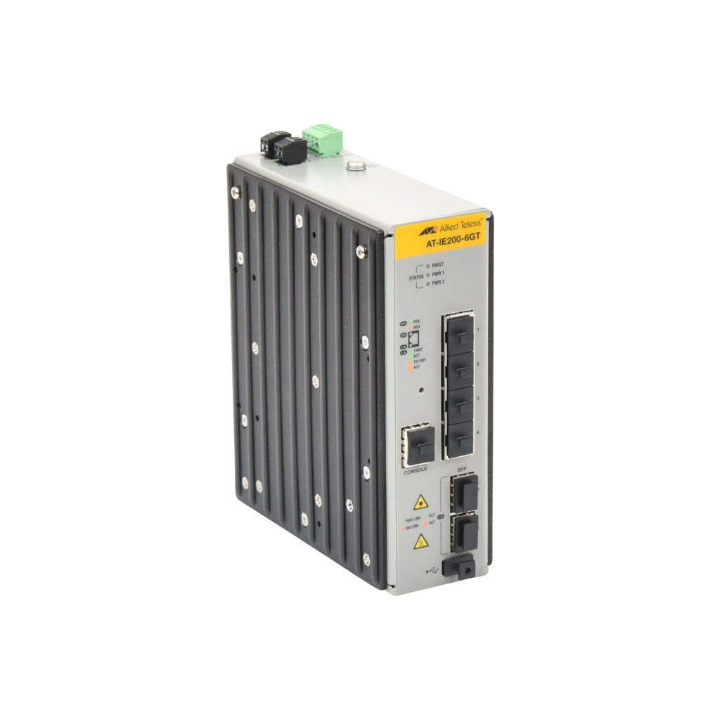 4-Port 10/100/1000 Mbps Layer 2 Managed Industrial Switch + 2 SFP Ports