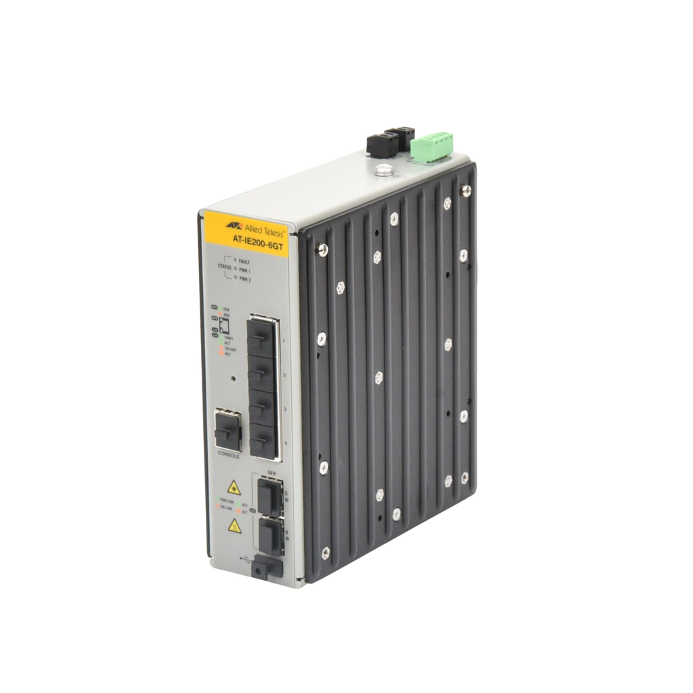 4-Port 10/100/1000 Mbps Layer 2 Managed Industrial Switch + 2 SFP Ports