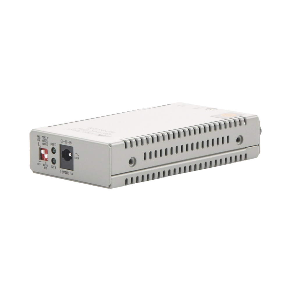 Fast Ethernet to fiber optic media converter, ST connector, multimode (MMF), distance up to 2 km
