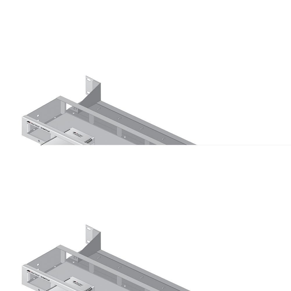 19" rackmount tray for up to six MMC series media converters