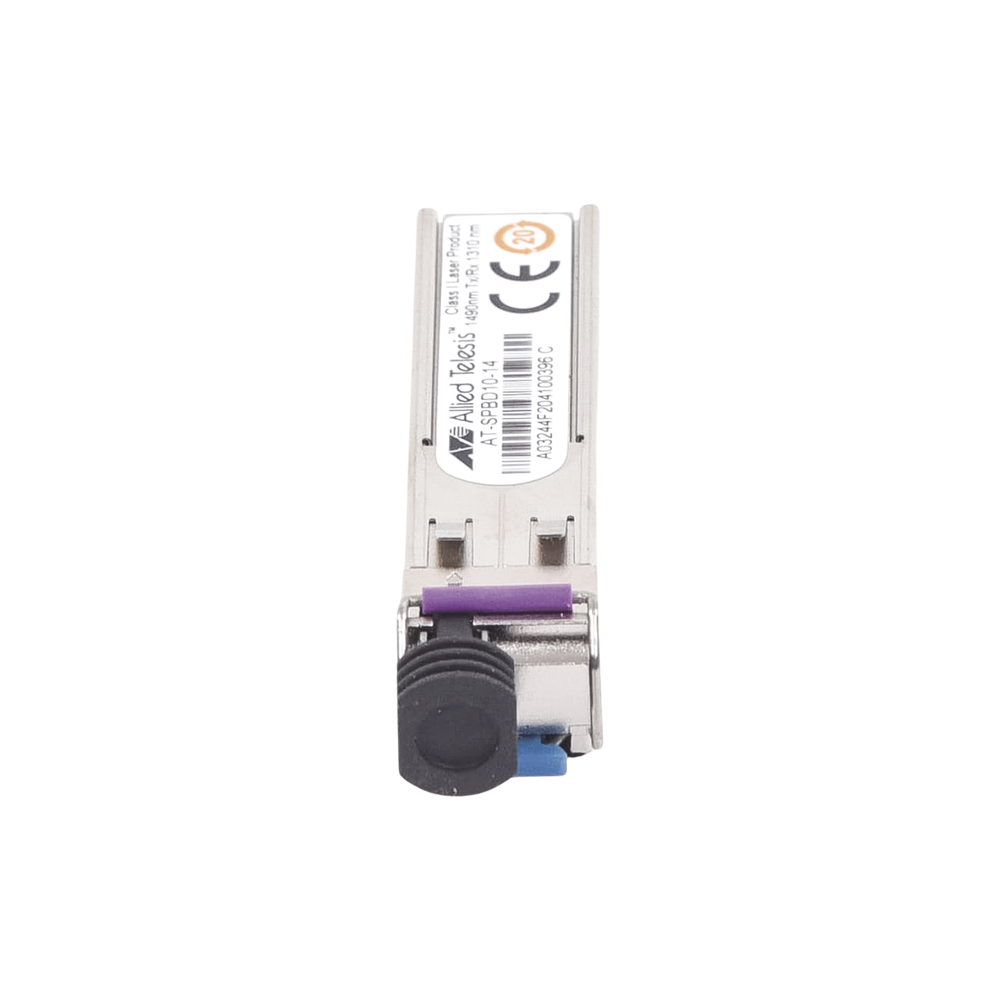 SFP/LC Transceiver, 10 km, Bi-Directional, GbE, SMF, 1490Tx/1310Rx (Requires AT-SPBD10-13)