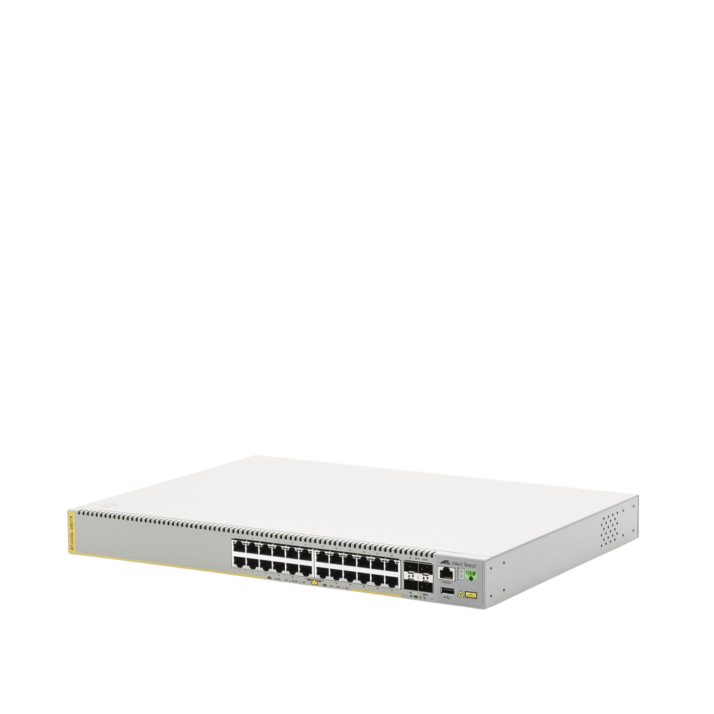 Smart distribution or core switch, Stackable, Layer 3, 24 x 1000 Mbps + 4 x SFP+ 10 G, Dual redundant power supply