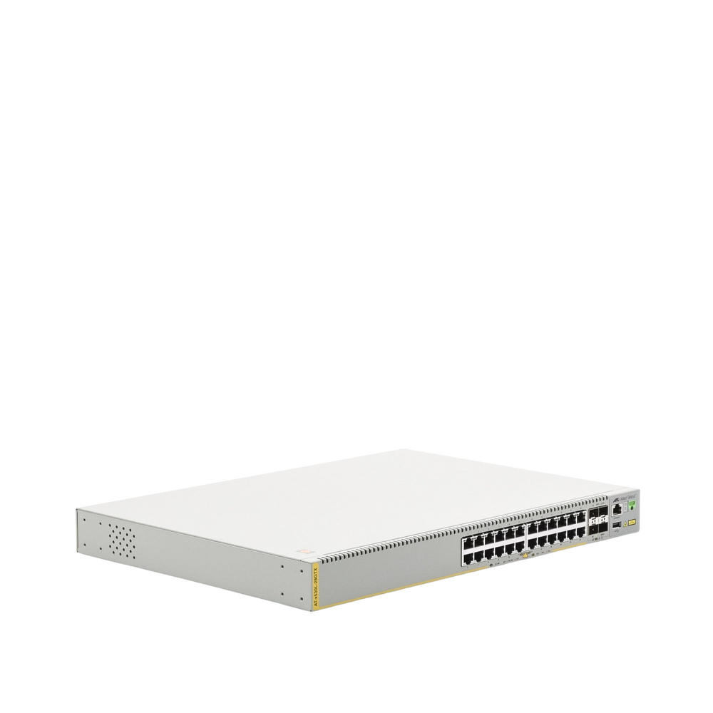 Smart distribution or core switch, Stackable, Layer 3, 24 x 1000 Mbps + 4 x SFP+ 10 G, Dual redundant power supply
