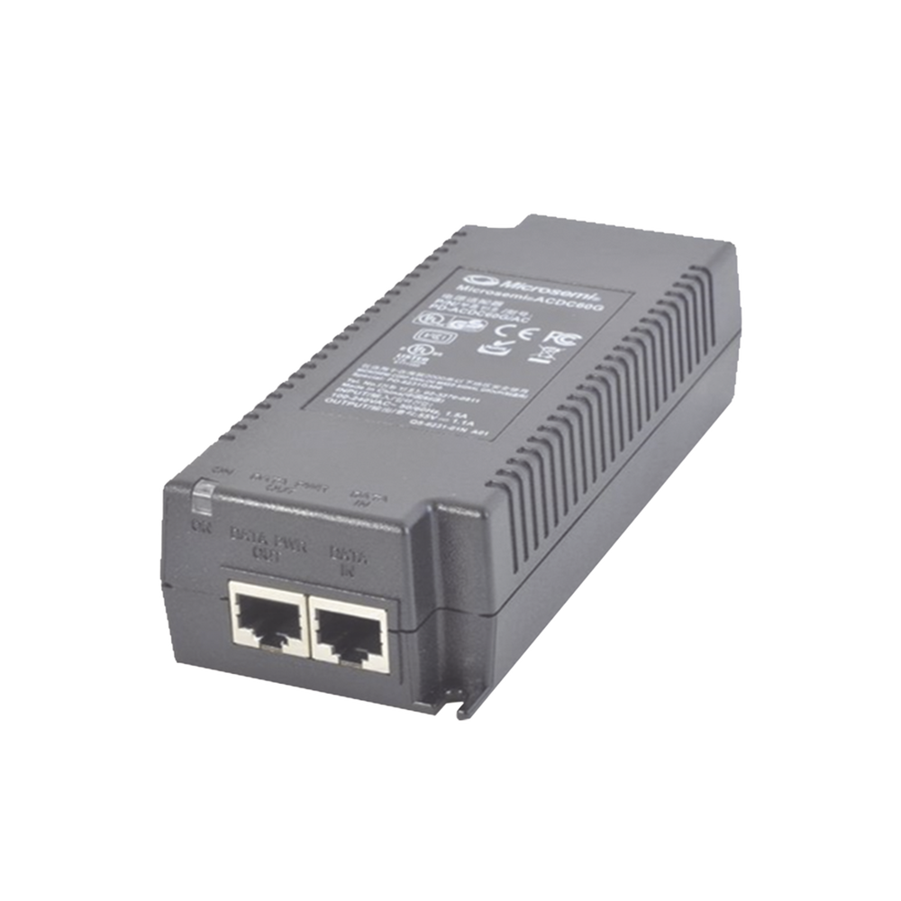 Inyector PoE SIKLU para radios Terragraph, 60W, 10 Gbps, 55 Vcd, 100-240 Vca, Cable Americano US