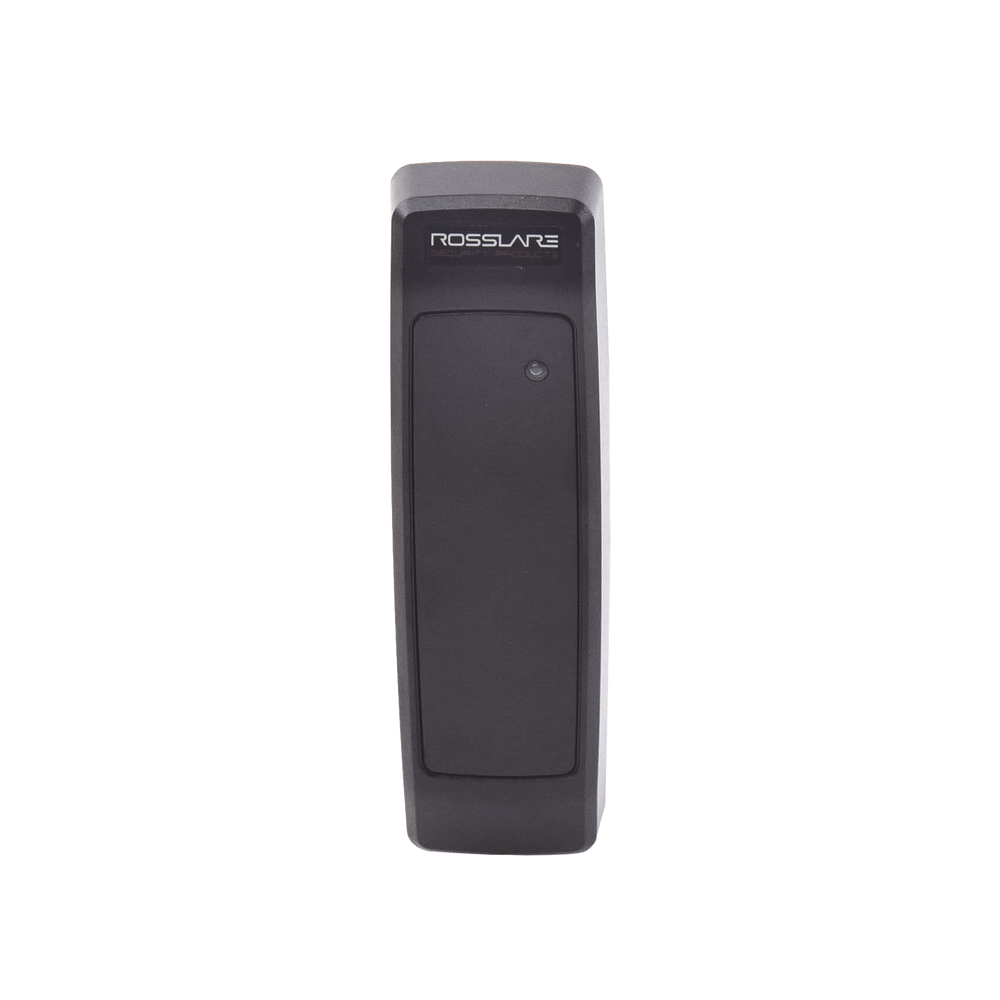 RF reader, up to 50 meters range, with remote control and Wiegand output.