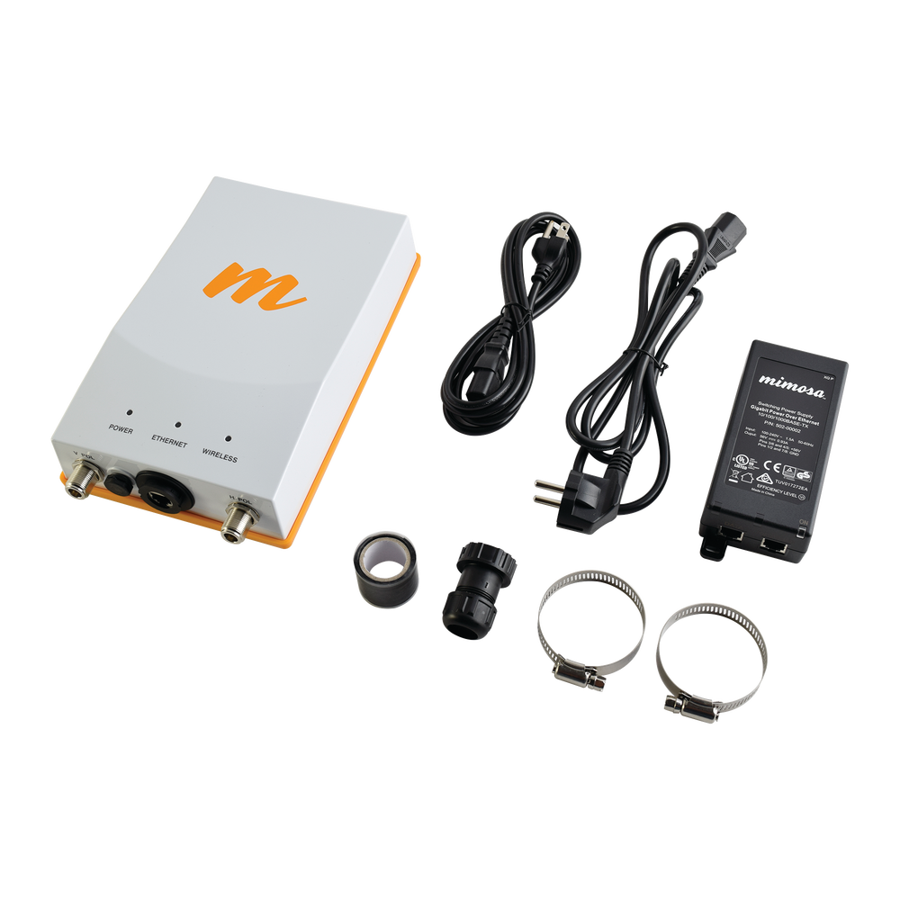 PTP Backhaul Radio, 4X4 MIMO, 4.9 - 6.2 GHz, IP67, Speed up to 1.5 Gbps, Automatic adaptation to the environment, Monitoring via the cloud