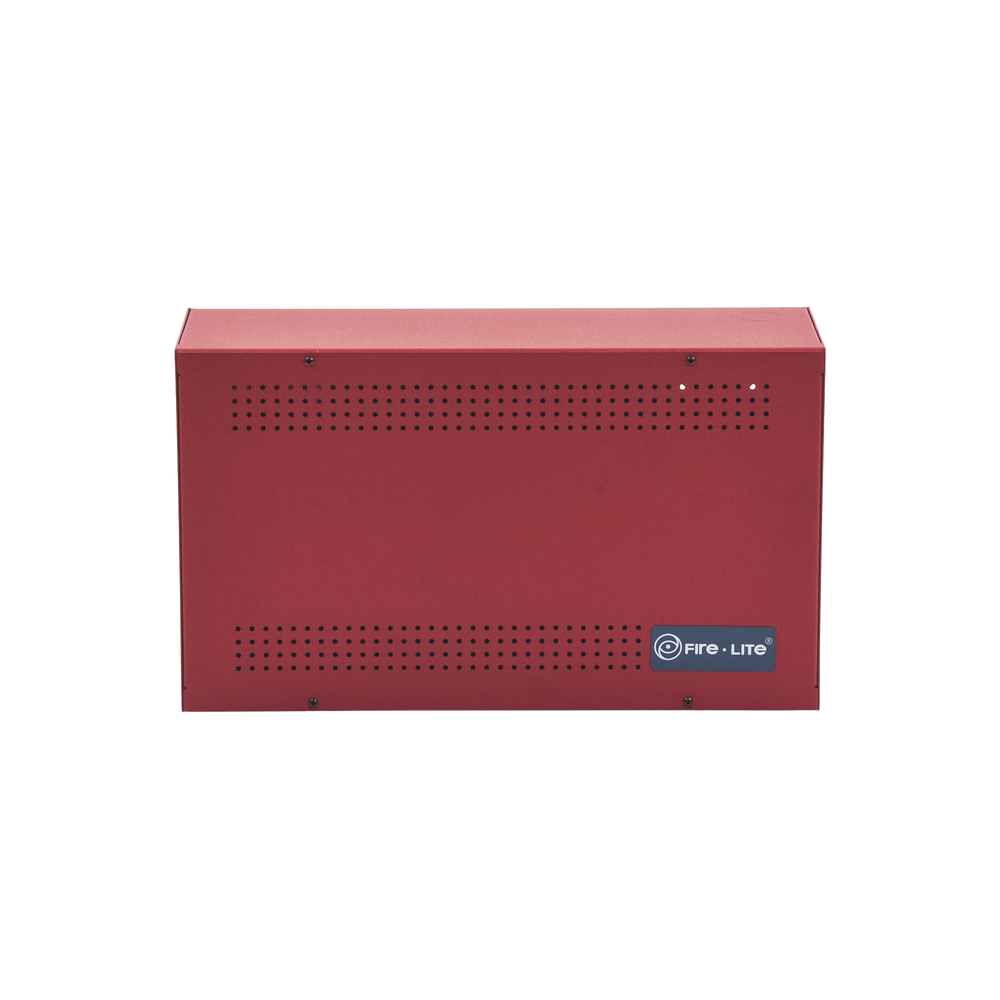 Gabinete para dos baterías de respaldo de 18 AH. Aplicaciones para sistemas de detección de incendio (FAS).