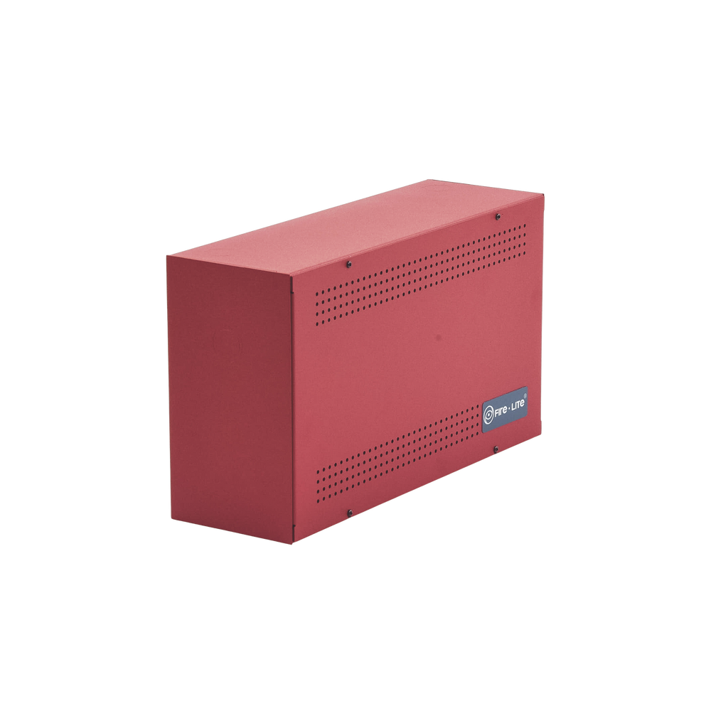 Gabinete para dos baterías de respaldo de 18 AH. Aplicaciones para sistemas de detección de incendio (FAS).