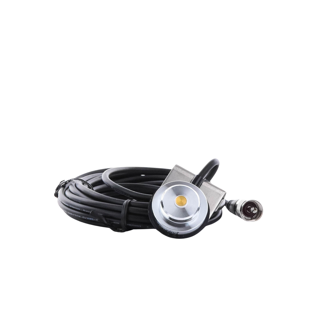 3/4" (Nmo) Trunk Mount, 5m RG-58A/U Cable, UHF (PL-259) Male Connector.