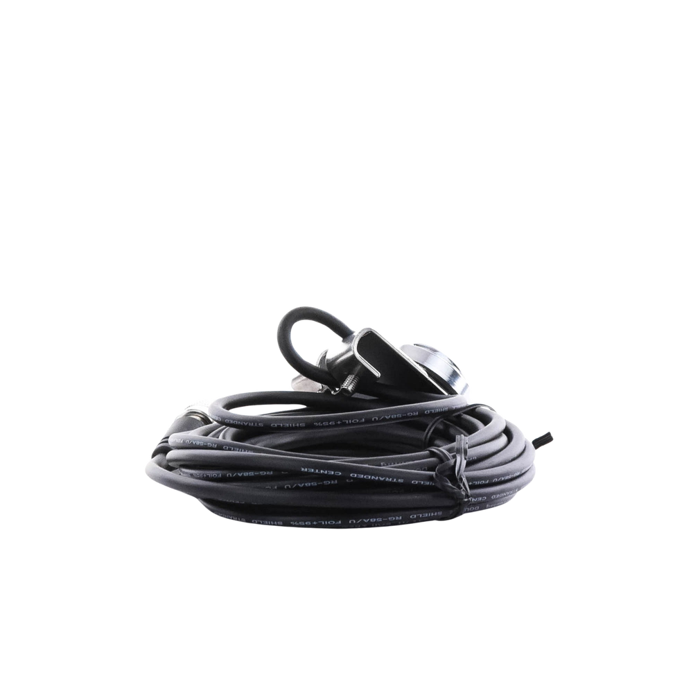 3/4" (Nmo) Trunk Mount, 5m RG-58A/U Cable, UHF (PL-259) Male Connector.