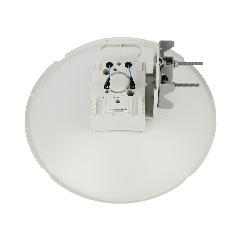 25 dBi Dish Antenna / 5.150 to 7.125 GHz Frequency Range / 2X2 MIMO / IP67 Harsh Climates