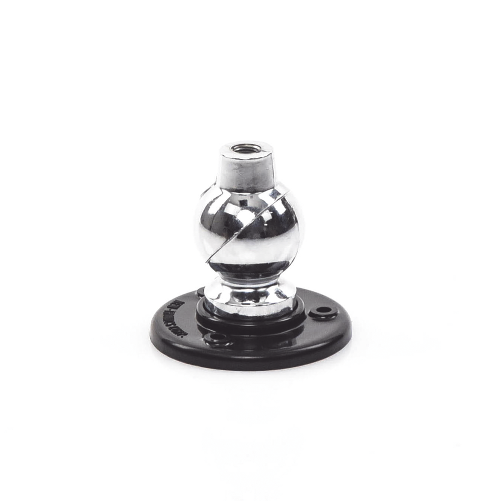 Chrome ball mount for 3/8 x 24 antennas