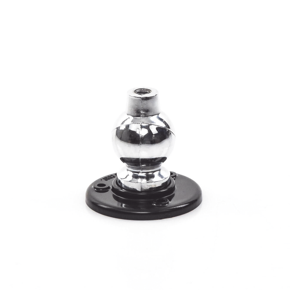 Chrome ball mount for 3/8 x 24 antennas
