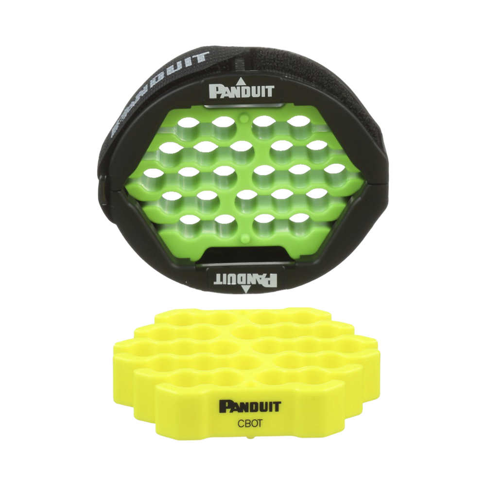 Cable Styling and Organizing Tool, Includes Green Organizer for Cable Diameters 4.6 to 6.3 mm and Yellow for 5.9 to 7.9 mm
