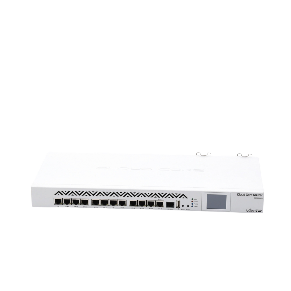 Cloud Core Router, 16 Core CPU, 17.8Mpps/12Gbps Throughput, 12 Gigabit Ethernet Ports, 2 GB Memory
