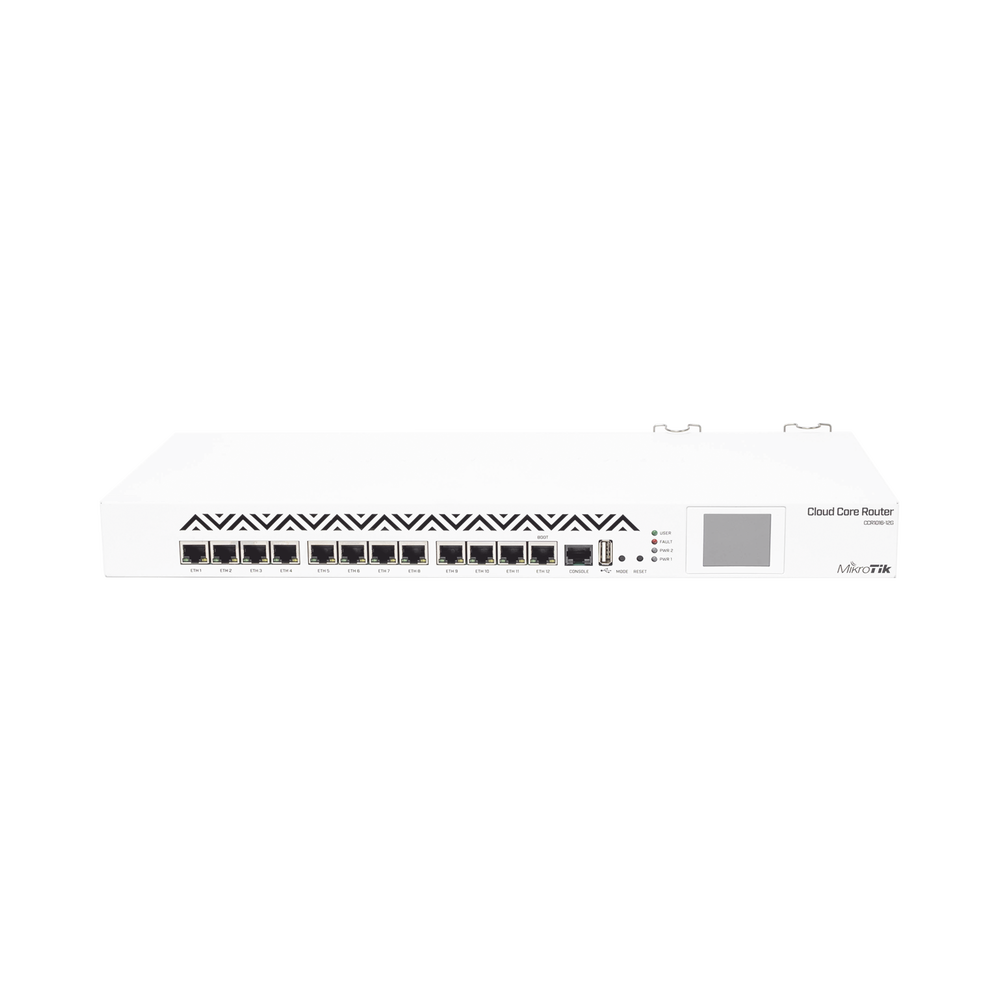 Cloud Core Router, 16 Core CPU, 17.8Mpps/12Gbps Throughput, 12 Gigabit Ethernet Ports, 2 GB Memory