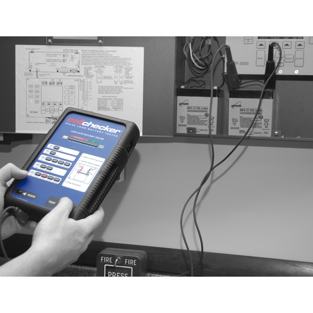 Battery Tester, Ideal for Identifying Weak or Failing Batteries for Alarm Systems