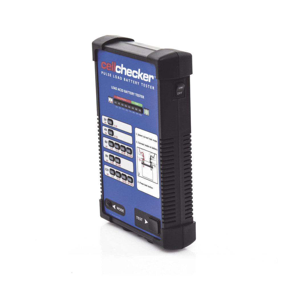 Battery Tester, Ideal for Identifying Weak or Failing Batteries for Alarm Systems (Includes Case)