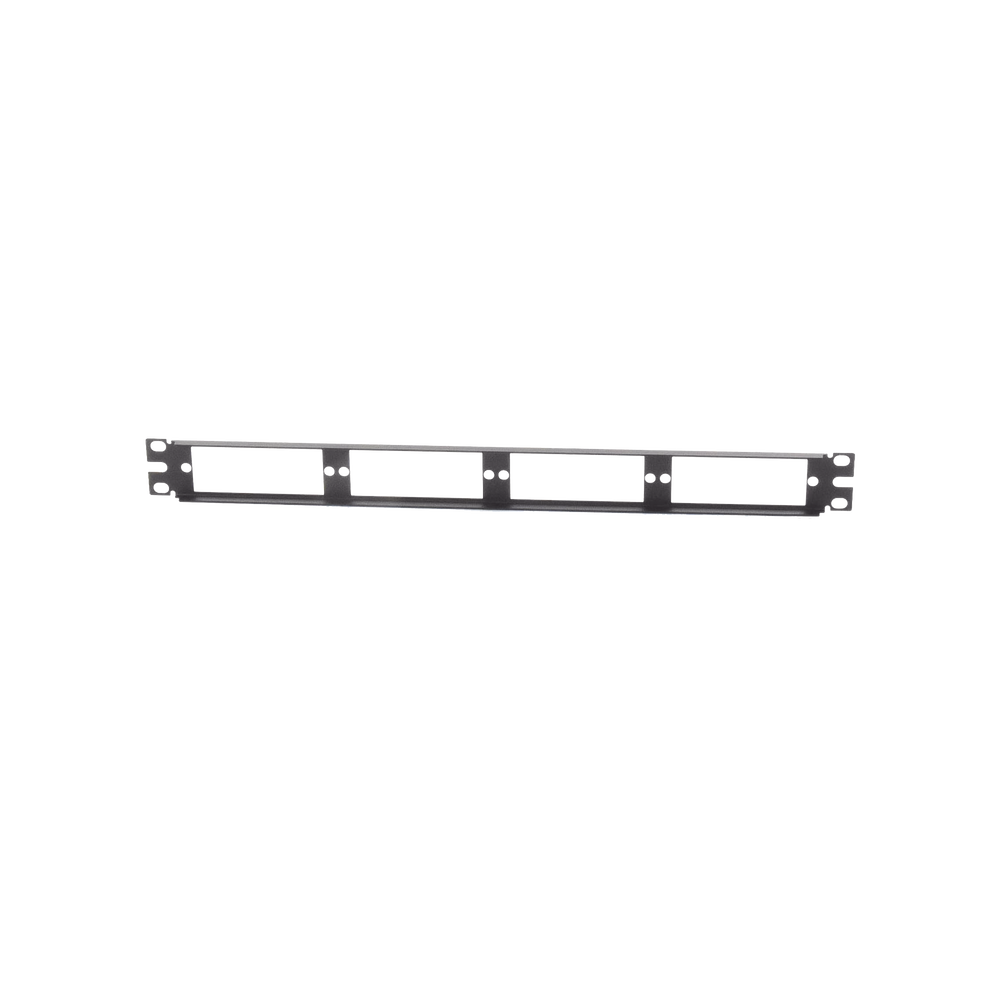 Patch Panel de Fibra Óptica, Para 4 Placas Acopladras FAP o FMP, Color Negro, 1UR