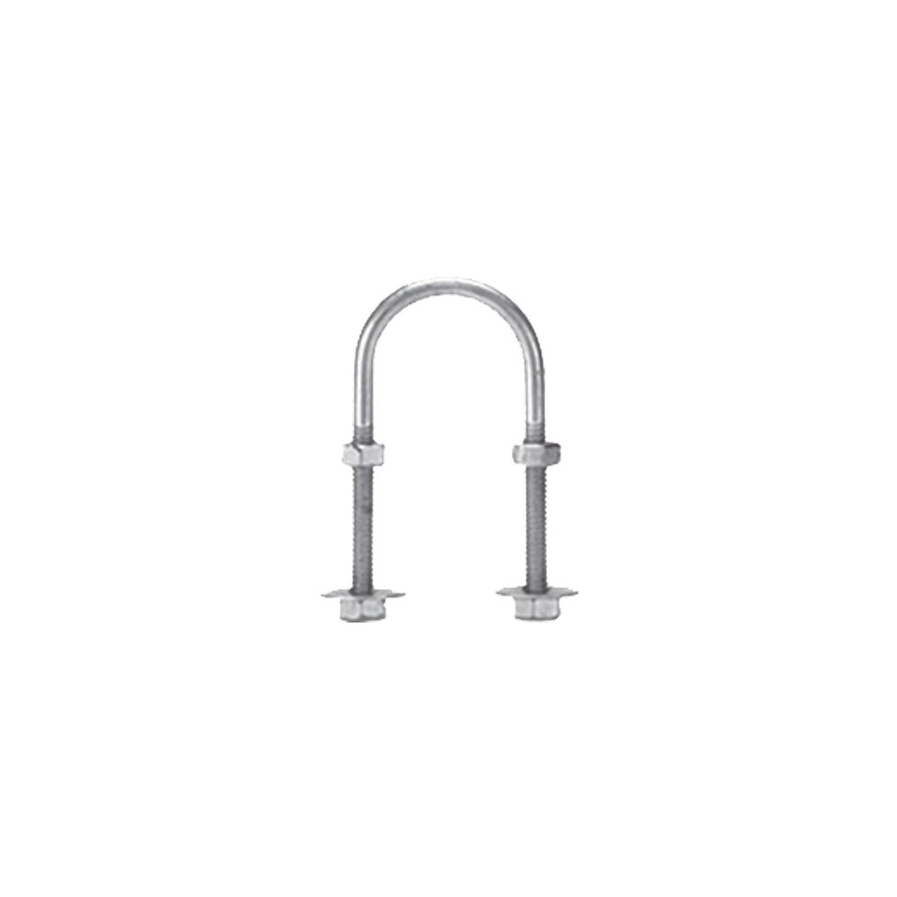 1 1/2" U-clamp, Electro Zinc finish, does not include nuts and washers