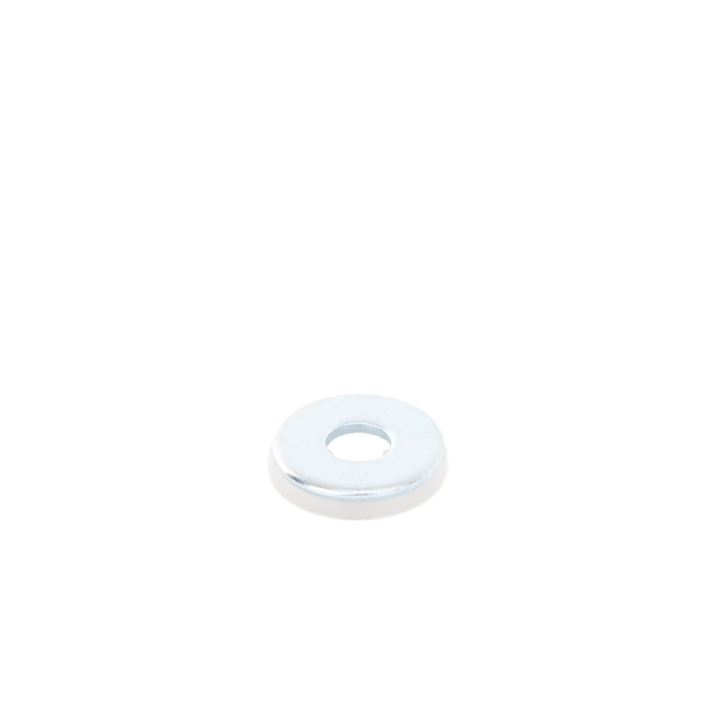 1/4" galvanized flat washer, Electro Zinc finish