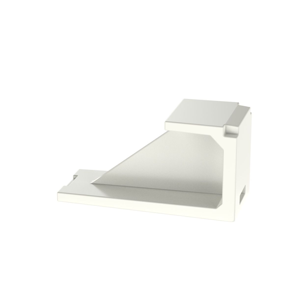 Blind Cover Module (Blind Insert), Mini-Com, Matte White