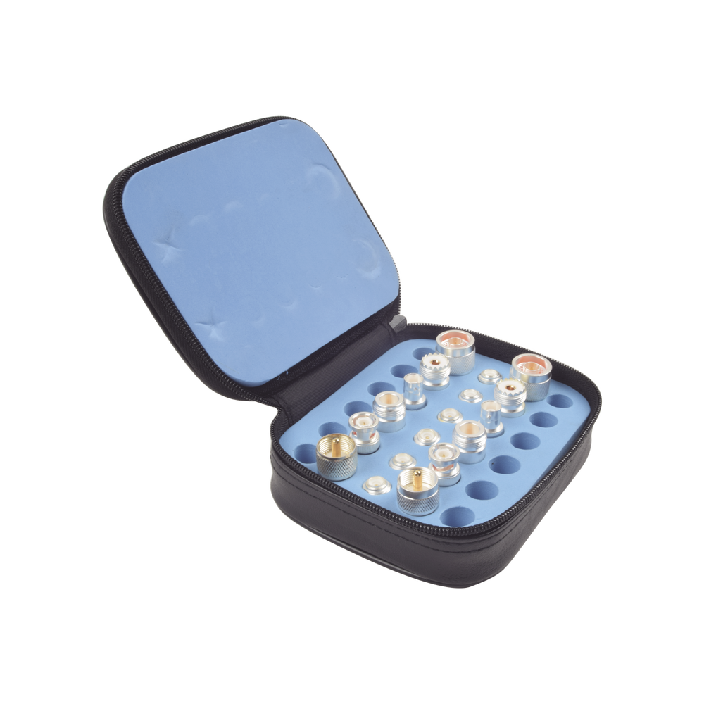 Kit de 18 Adaptadores TELE-DAPT RF 2000 con Estuche.