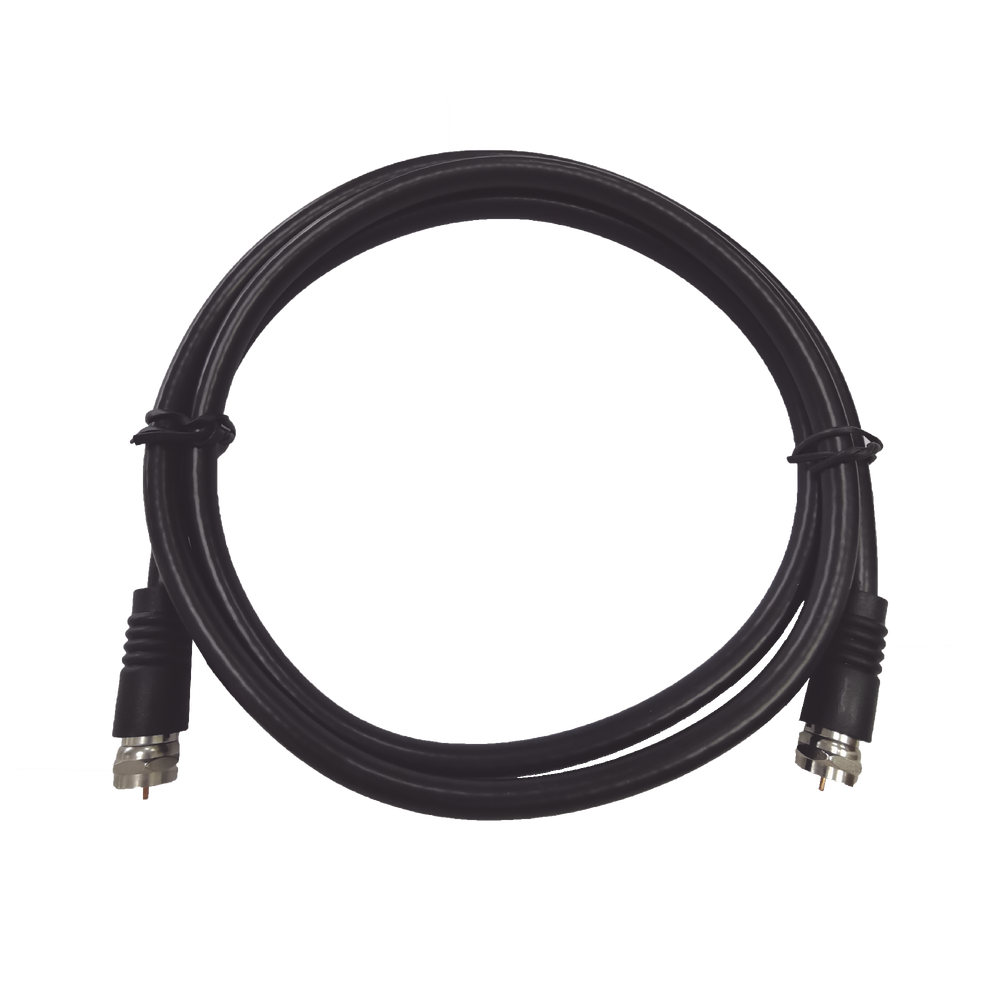 Conector Cable Coaxial / F Macho a F Macho / 30 Centimetros / Cable RG6
