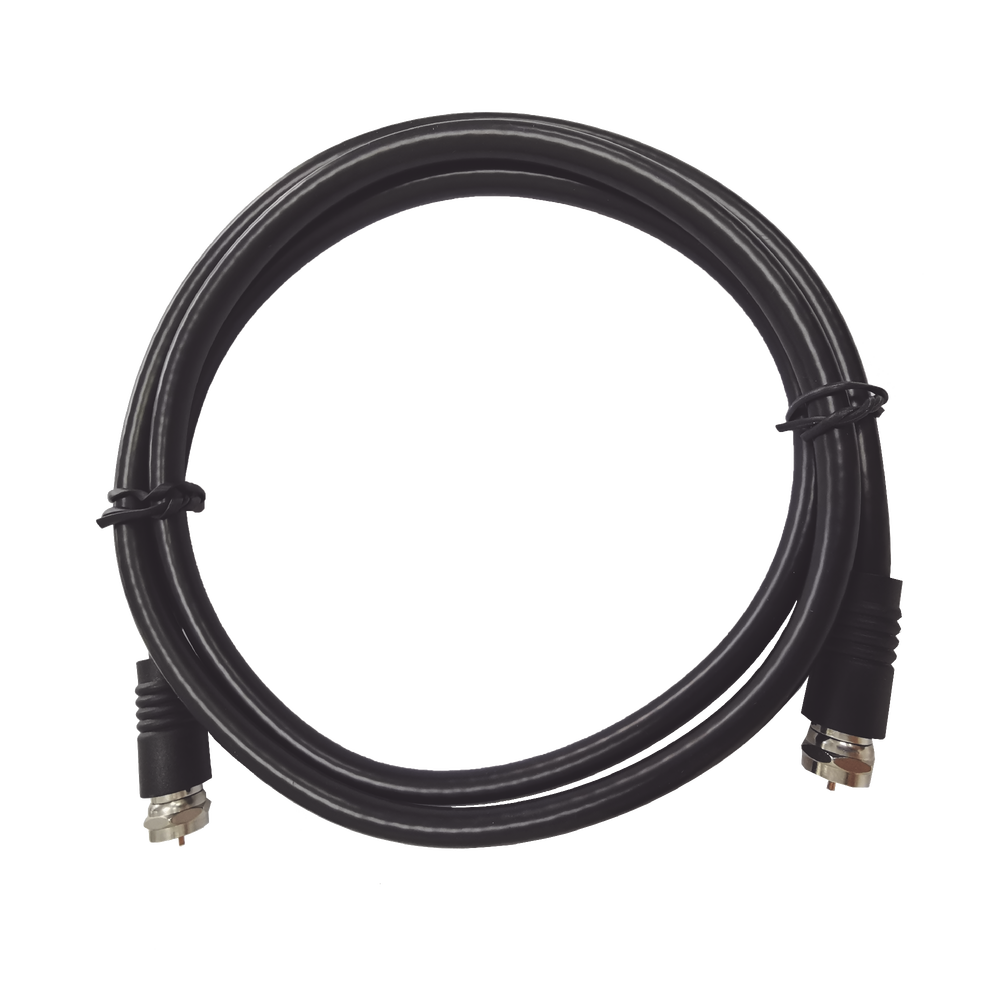 Conector Cable Coaxial / F Macho a F Macho / 30 Centimetros / Cable RG6