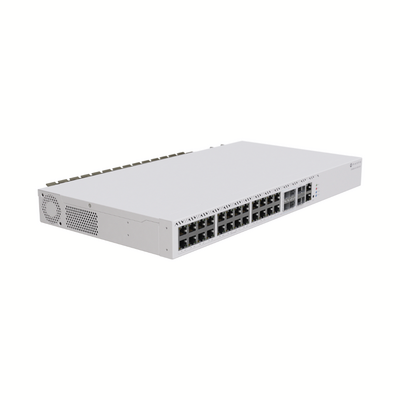 Cloud Router Switch, Sistema Operativo Dual 20 Puertos Gigabit Ethernet, 2 Puertos QSFP+ y 4 Puertos 10G SFP+