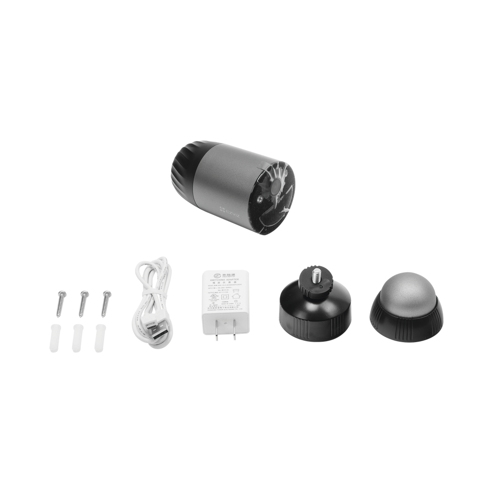 Cámara IP Inalámbrica Con Batería Recargable (Cero Cables) / Colores en Oscuridad / 2 Megapíxel / Sirena y Estrobo / Alertas de Audio Personalizable / Uso en Exterior / Grabación en la Nube / Almacenamiento Interno