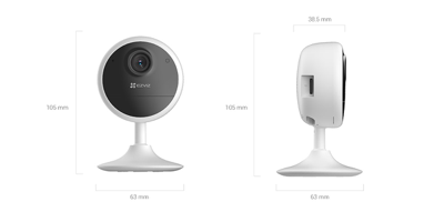(CS-CB1-R100-1K2WF) CAMARA CUBO DE BATERIA /1080P /2.8 mm / IR5M / WIFI / AUDIO 2VIAS MICROSD/ INTERIOR