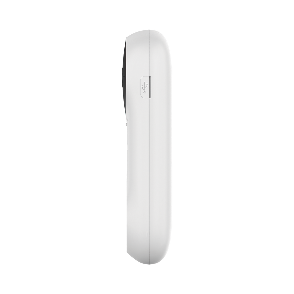 Rechargeable Battery-Powered Wi-Fi Doorbell / Wireless / Call App / Includes Indoor Chime with Selectable Chimes / Memory Slot / Indoor Use